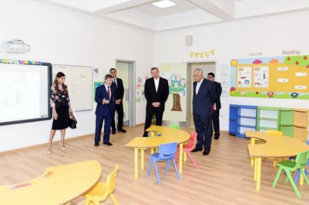 İlham Əliyev SABIS Sun Beynəlxalq məktəbinin açılışında