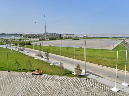 Olimpiya stadionu Azərbaycan-İtaliya matçına hazırlaşır