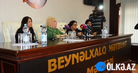 İlhamə Quliyeva mətbuat konfransı keçirdi