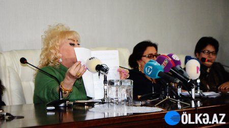 İlhamə Quliyeva mətbuat konfransı keçirdi