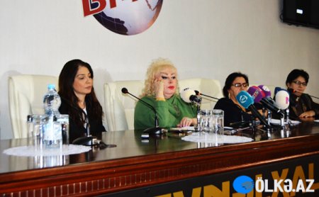 İlhamə Quliyeva mətbuat konfransı keçirdi