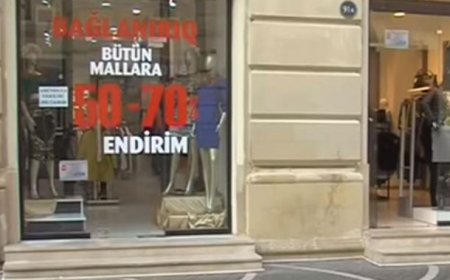 Bakıda mağazalar niyə bağlanır?