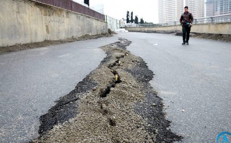 Bakıda sürüşmə təhlükəsi artır