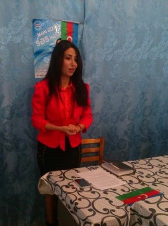 Sumqayıtın ən gənc xanım namizədi növbəti görüşlərini keçirib
