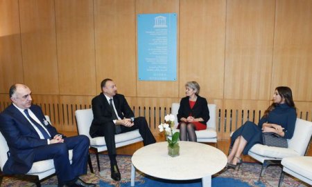 İlham Əliyev UNESCO Baş Konfransının Liderlər Forumunda