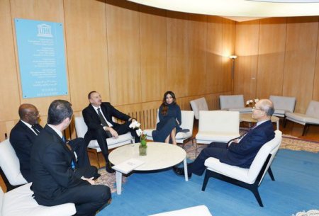 İlham Əliyev UNESCO Baş Konfransının Liderlər Forumunda