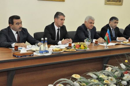Ziya Məmmədov İran nümayəndələrini qəbul etdi
