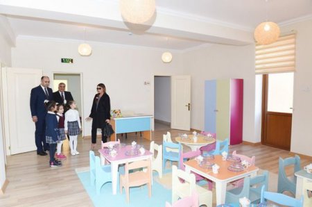 Mehriban Əliyeva körpələr evi-uşaq bağçasının açılışında