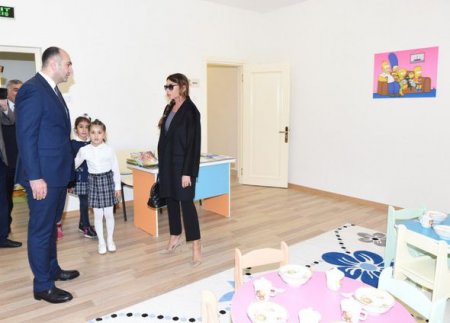 Mehriban Əliyeva körpələr evi-uşaq bağçasının açılışında