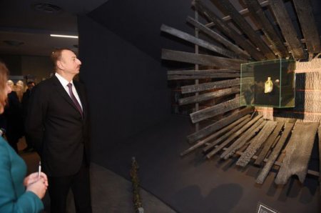 İlham Əliyev Böyük Vətən Müharibəsi Tarixi Muzeyində