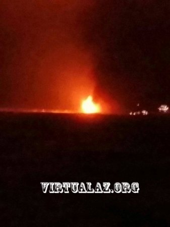 “Günəşli” neft yatağındakı yanğının bu ana olan görüntüləri