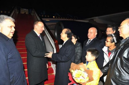 Azərbaycan prezidenti Pekinə gəlib