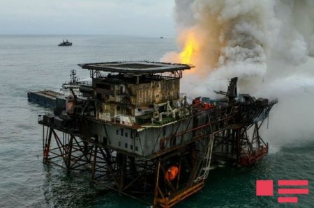“Günəşli”də yanğın davam edir