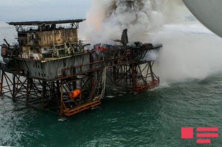 “Günəşli”də yanğın davam edir