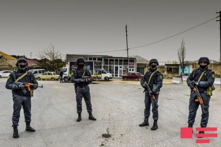 Polis Nardaranda əməliyyat keçirir: Saxlanılanlar var