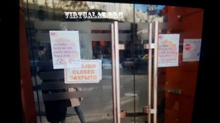 Təcili: Bakı mağazalarında satış dayandı