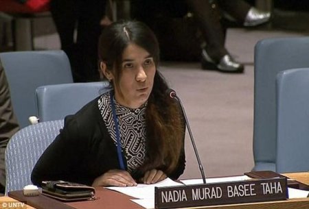 Yezidi kürdü Nadiya Murad: Məni huşumu itirənə qədər zorladılar