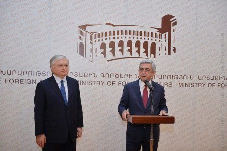 Sarqsyan: Qarabağ məsələsi ilə bağlı danışıqlar heç bir nəticə verməyib
