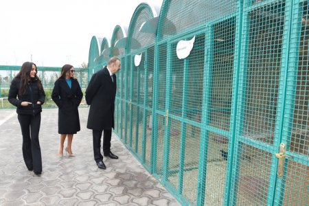 İlham Əliyev Zirə Mədəniyyət Mərkəzinin və eko-parkın açılışında iştirak edib