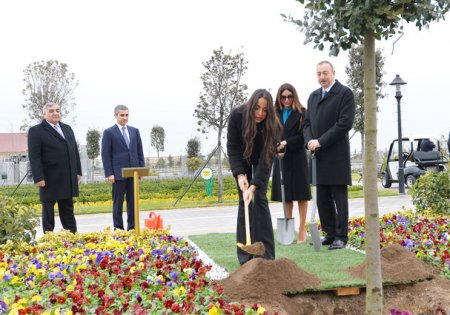 İlham Əliyev Zirə Mədəniyyət Mərkəzinin və eko-parkın açılışında iştirak edib