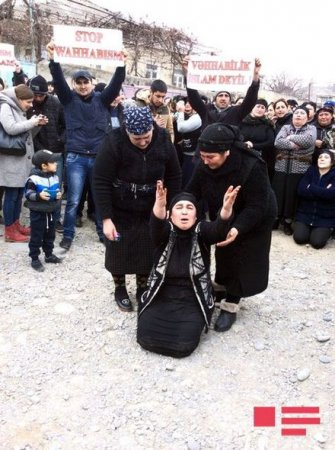 Azərbaycanlılar Gürcüstanda etiraz aksiyası keçiriblər