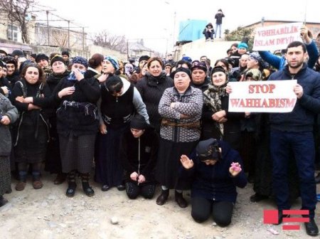 Azərbaycanlılar Gürcüstanda etiraz aksiyası keçiriblər