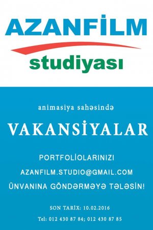 "Azanfilm" vakansiya elan edib