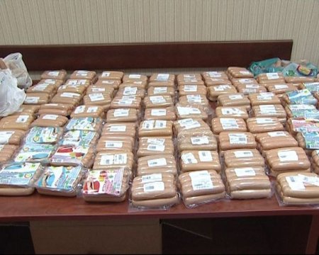 Bakıda yararsız kolbasa satanlar saxlanıldı