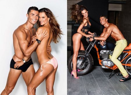Cristiano Ronaldo və Alessandra Ambrosio  “GQ” jurnalı üçün