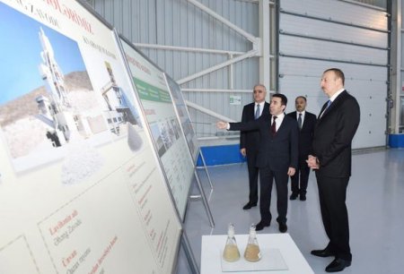 İlham Əliyev Bakıda yeni zavodun açılışında