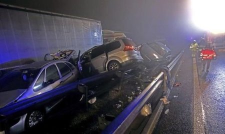 Sloveniyada ölkə tarixində ən böyük yol qəzası baş verib