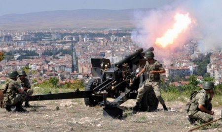Türkiyə yenə Suriyanı bombaladı