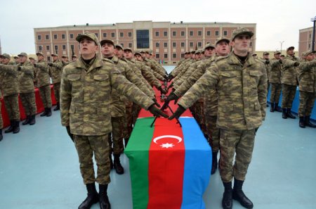 Əsgərlərimiz Vətənə sədaqət andı içdilər