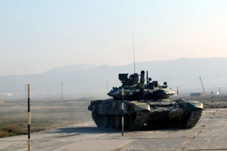 Azərbaycan ordusunda tank yarışları keçirilir