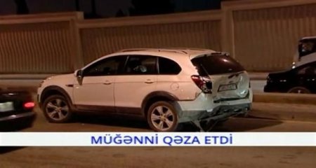 Bakıda qadın müğənni itə görə qəzaya düşdü