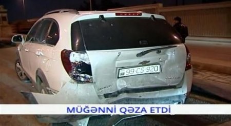 Bakıda qadın müğənni itə görə qəzaya düşdü