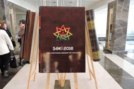 Türk dünyasının mədəniyyət paytaxtı Şəkidə kitab sərgisi açılıb
