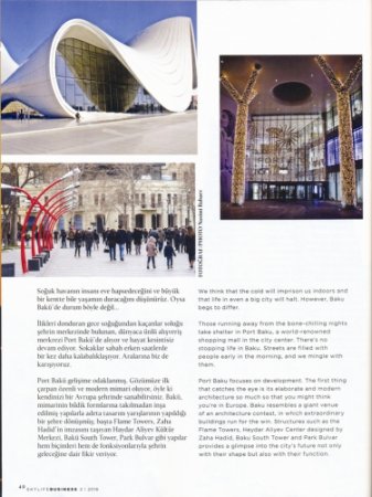 “Skylife Business” jurnalı Bakı haqqında