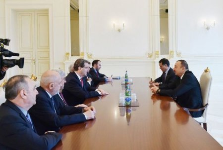 İlham Əliyev Amerika Yəhudi Komitəsinin icraçı direktorunu qəbul etdi