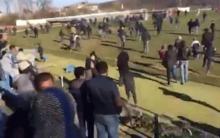 Qusarda futbol matçında dava düşdü