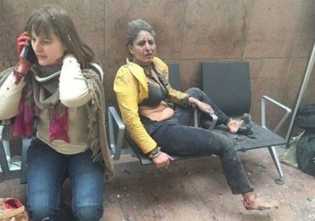 Brüsseldə partlayışlardan ilkin görüntülər