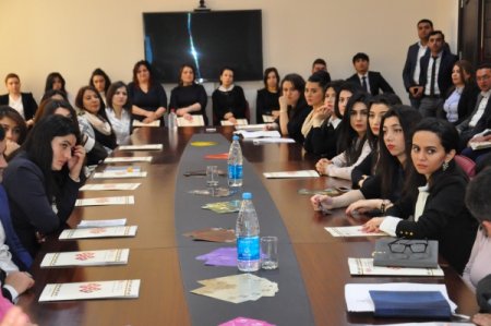 “Gənc mədəniyyət işçilərinin koordinasiya kreaitiv qrupu” nun Salyan rayonunda növbəti görüşü təşkil olundu
