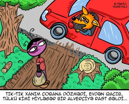 Siçandan qaçan "Tık-tık" xanım Dubaya getdi