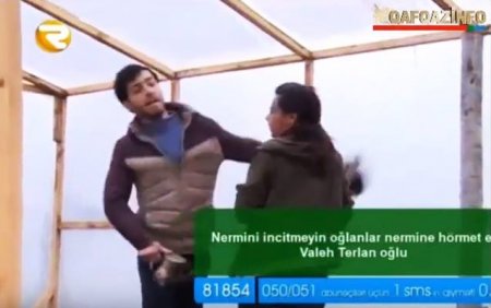 Azərbaycan efirində gərginlik: Oğlan qızı döydü