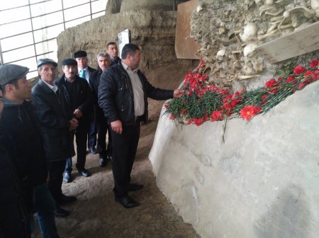 Qusar mədəniyyət işçiləri Quba Soyqırımı Memorial Kompleksini ziyarət etmişdir