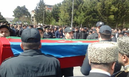 Sumqayıtda daha bir şəhid torpağa tapşırıldı