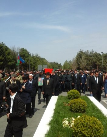 Sumqayıtda daha bir şəhid torpağa tapşırıldı