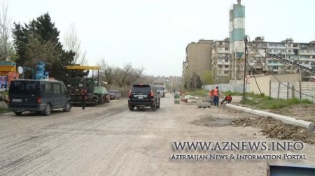 Bakıda daha bir küçə təmirə bağlanıb - FOTO + VİDEO