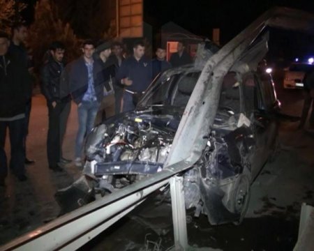 Bərdədə ağır qəza: ölən və yaralananlar var