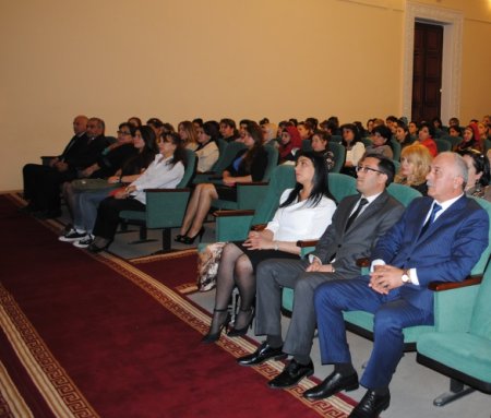 Sumqayıt şəhər N.Nərimanov adına Mədəniyyət Mərkəzində tədbir keçirilib